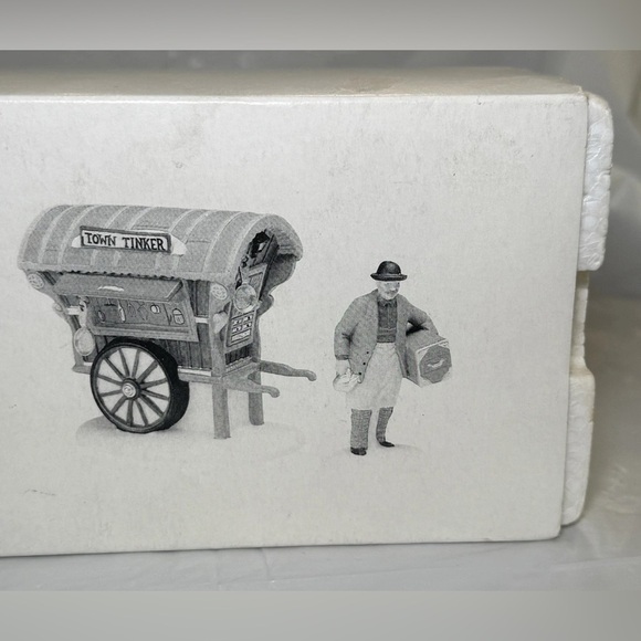 Department 56 Heritage Village Collection Town Tinker Set of 2 pieces 58464 - Picture 3 of 7